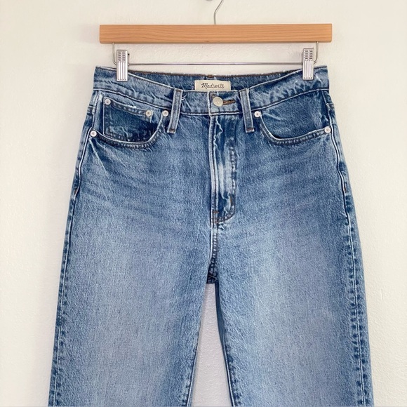 Madewell Perfect Vintage Straight Jean High Waist Rigid Denim Seyland Wash 26 - Picture 8 of 15